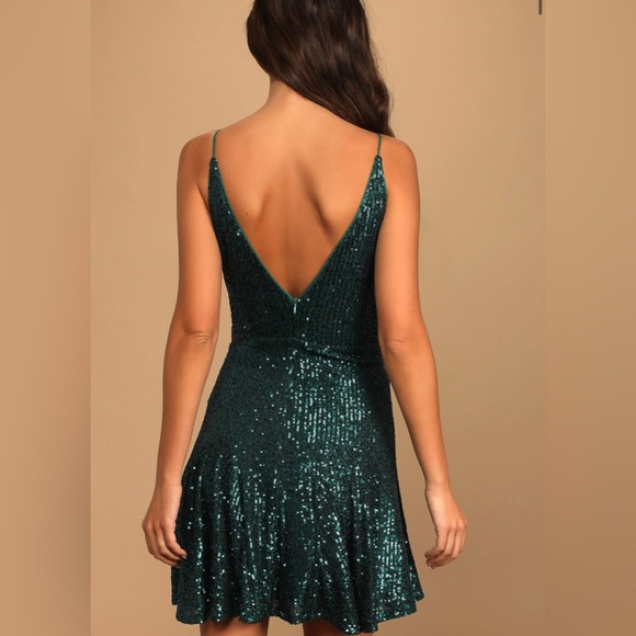 Lulus STUN THE NIGHT Sequin Mini Dress - Picture 7 of 7